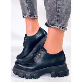 PA1 Plattform loafers Piano Black svart 1