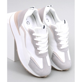 PA1 Damsneakers Mabel VIT/BEIGE/GRÅ 1