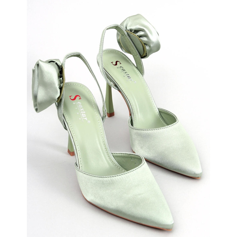 Seastar Satinnålar med Flores grön blomma 1