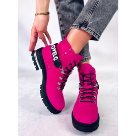 BM Trapper Boots för kvinnor Nerea Fuchsia rosa 1