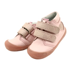 Kardborrstövlar Mazurek 1341 Pink Glitter Heart rosa 2