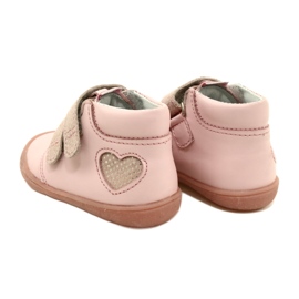 Kardborrstövlar Mazurek 1341 Pink Glitter Heart rosa 5