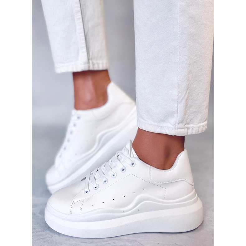 BM Leone White sportskor för kvinnor vit 1