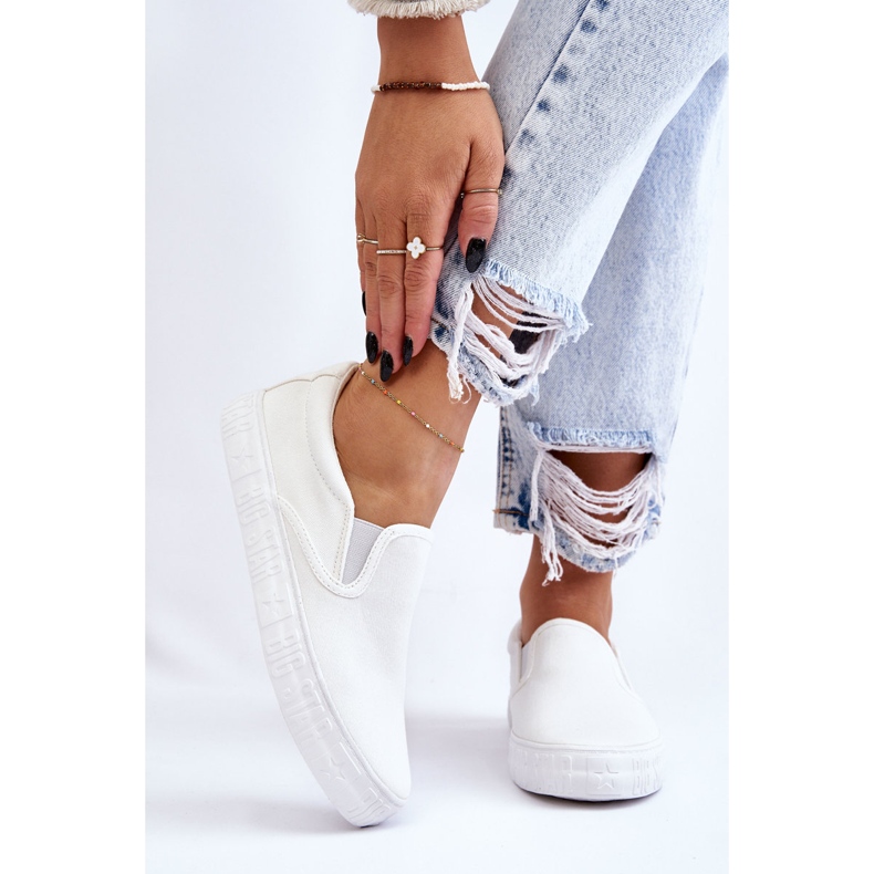 Dam Sneakers Slip-On Big Star LL274389 Vit 1