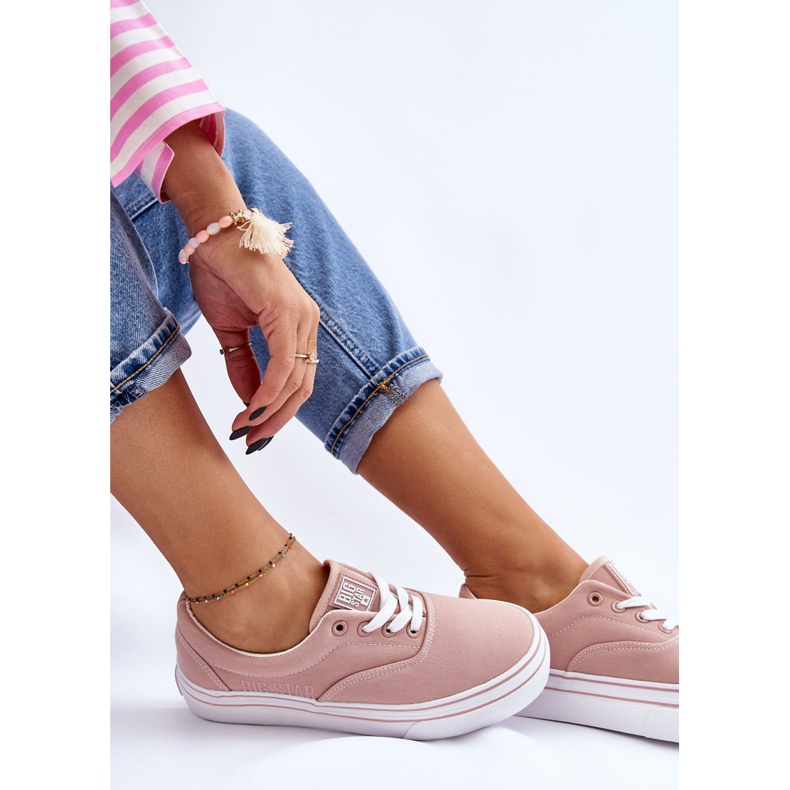 Platform Sneakers dam Big Star LL274229 Rosa 1