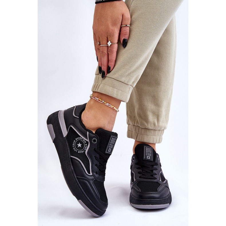 Damsportskor Big Star LL274443 Svart och grå 1
