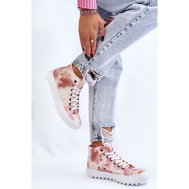 Damsneakers Big Star LL274048 Beige-Rosa 5