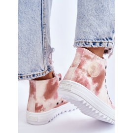 Damsneakers Big Star LL274048 Beige-Rosa 11