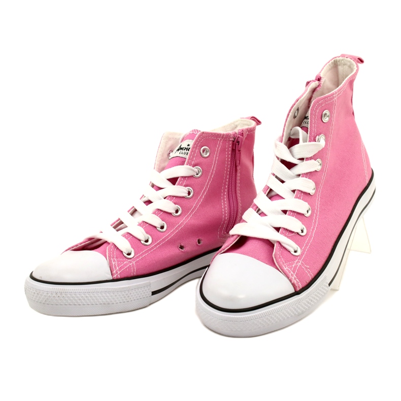 American Club Zipper Sneakers rosa 3
