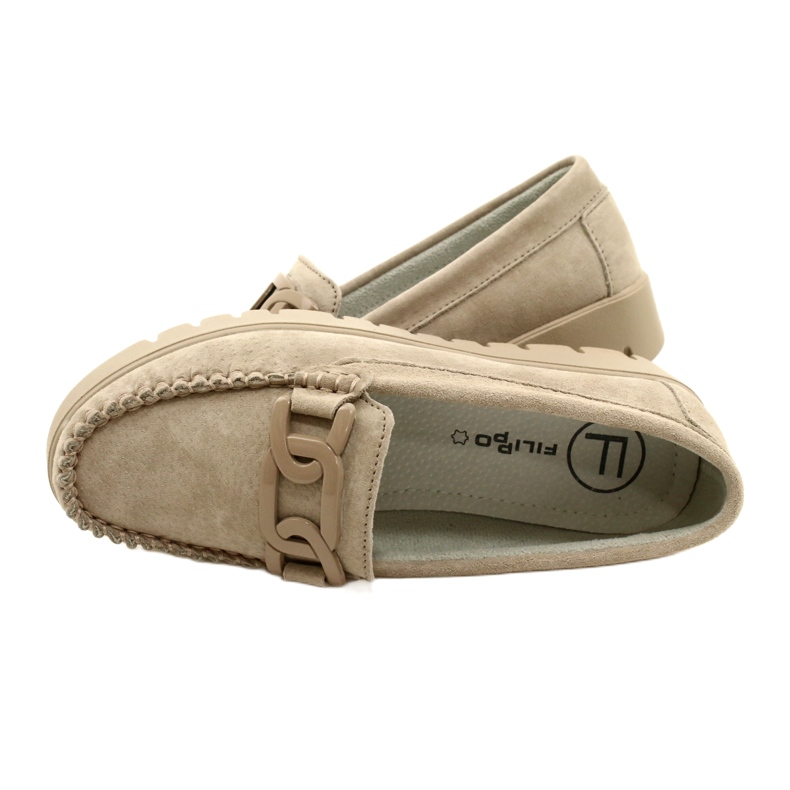 Lädermockasiner Filippo DP3334/23 BE beige 6