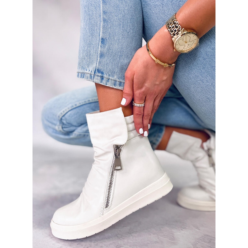 BM Miconi White high-top sneakers vit 2