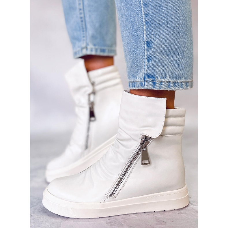 BM Miconi White high-top sneakers vit 1