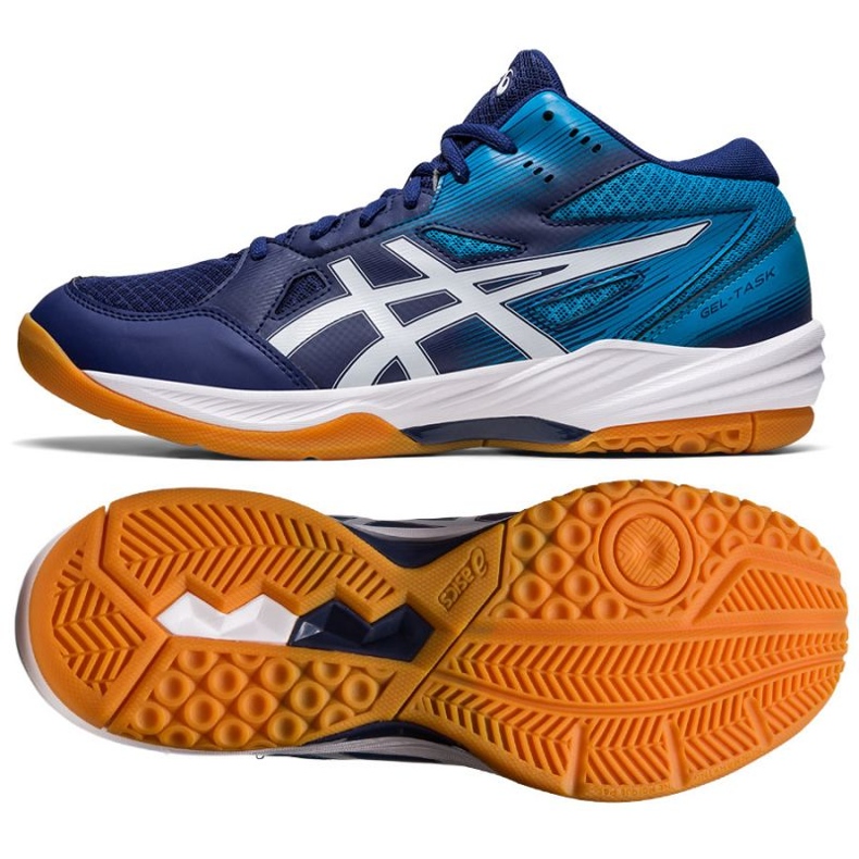 Volleybollskor Asics Gel-Task Mt 3 M 1071A078 401 blå blå 1