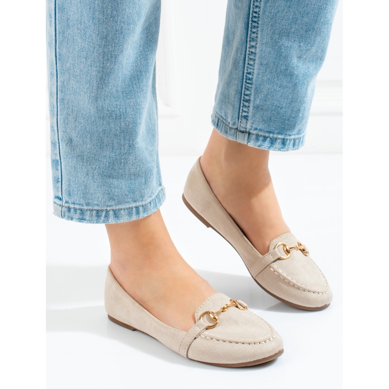 W. Potocki Beige loafers dam från Potocki 1