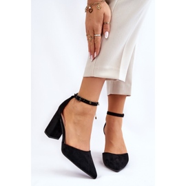 Svarta Lexie Pumps för mocka 1