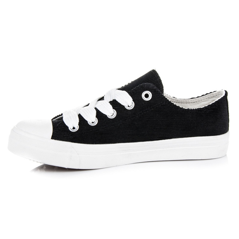 Ideal Shoes Manchester sneakers svart 1