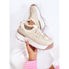 PS1 Sportskor för plattform för kvinnor ljusbeige Dakari 1