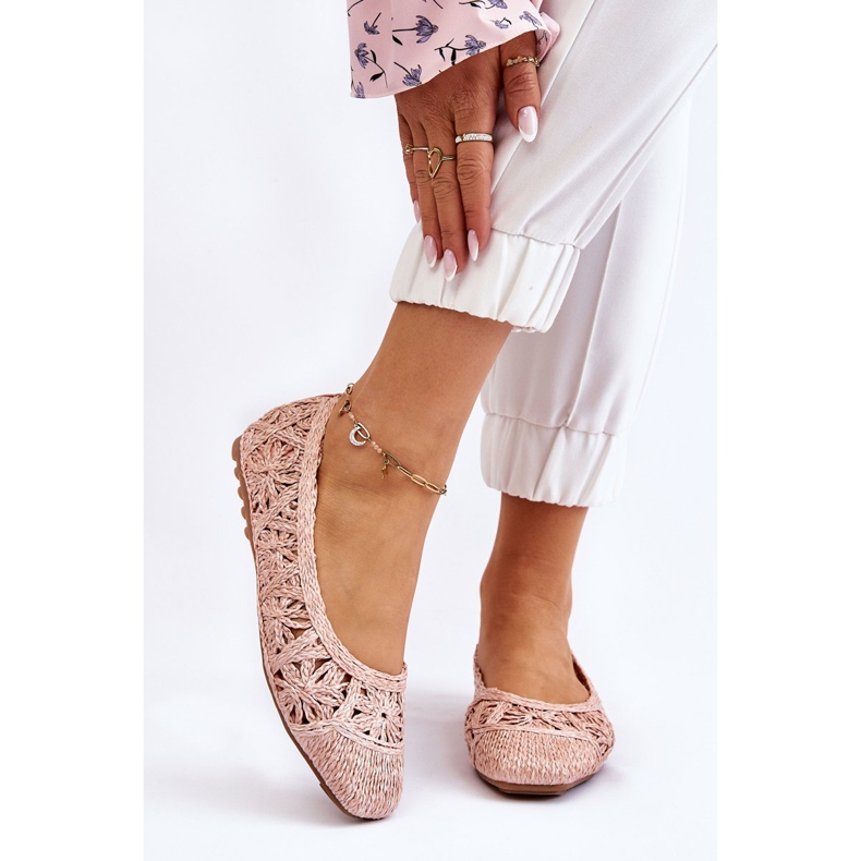 PS1 Genombrutna Fashionabla rosa Thiago Ballerinas 2