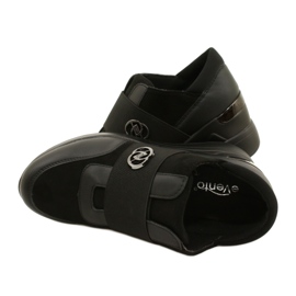 Slip-on Skor Wedge Sneakers Evento 23SP35-5320 Svart 5