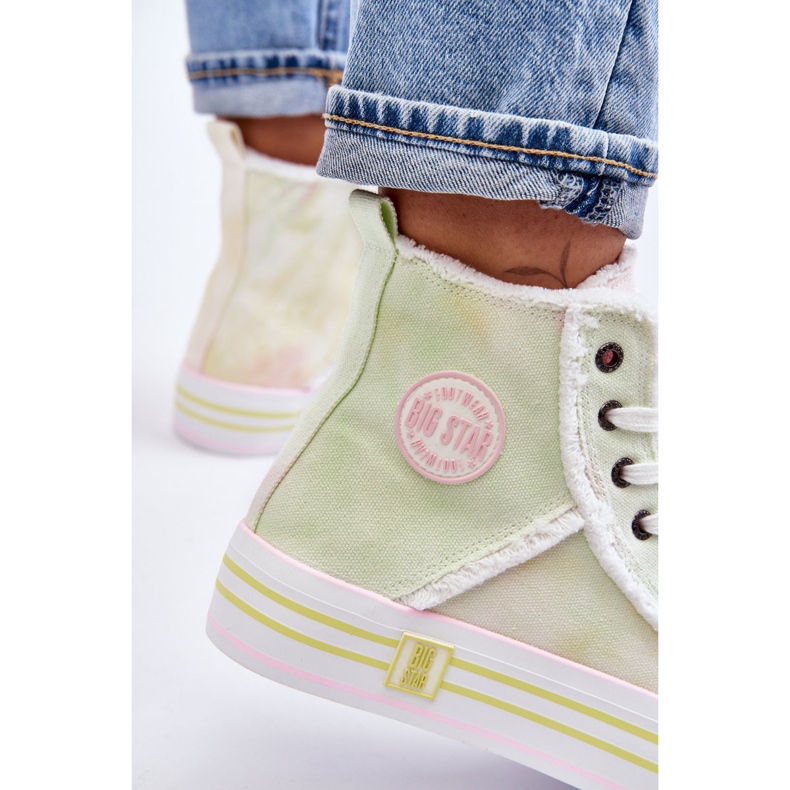Höga sneakers för kvinnor Big Star LL274177 Flerfärgad mångfärgad 2