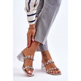 S.Barski Damrutschbanor med dekorativa zirkoner Silver Leyla 2