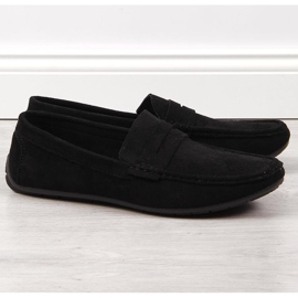 News Slip-on loafers i svart mocka för män NYHETER 1