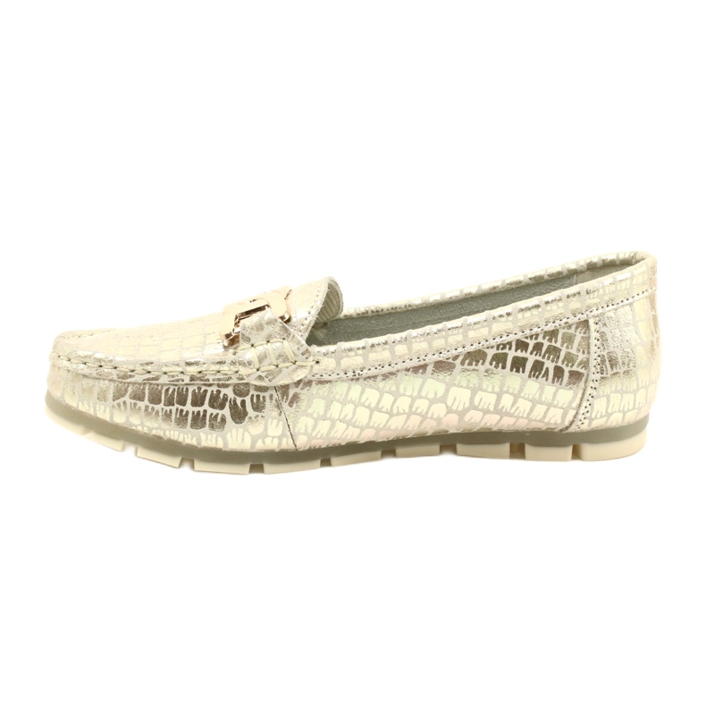 Filippo DP3630/23 loafers i gyllene läder beige 2