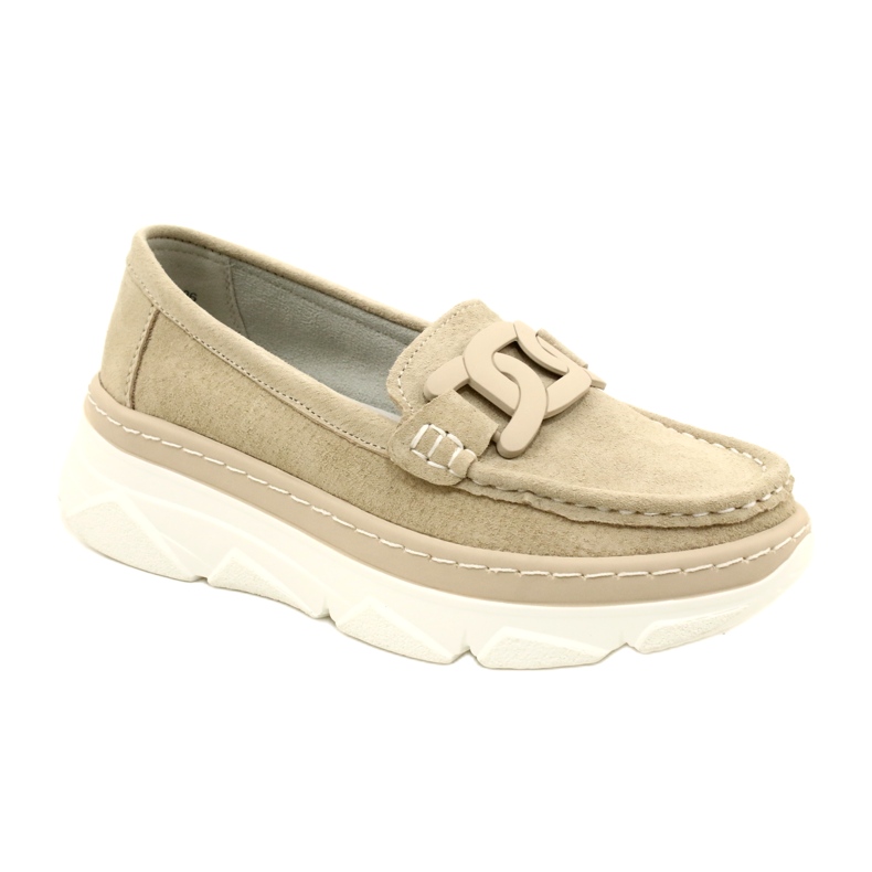 Lädermockasiner Filippo DP4552/23 beige 1
