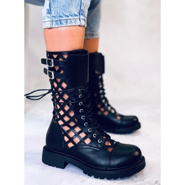 BM Brady Black öppna stövlar svart 2