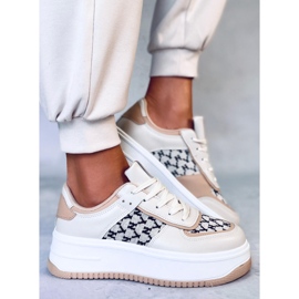 BM Duval Beige damsneakers 1