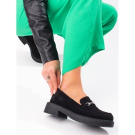 W. Potocki Potocki dam loafers på den svarta plattformen 2