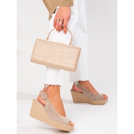 Shelovet beige sandaler för kvinnor 1