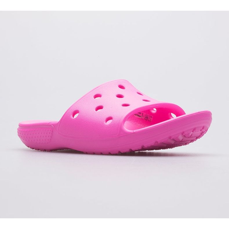 Tofflor CROCS Classic Slide Kids 206396-6QQ rosa 1