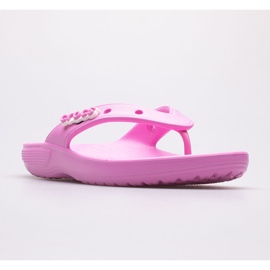 Damtofflor Crocs Classic Flip 207713-6SW rosa 1