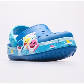 Barnträskor CROCS Fl Babyshark Band Clog T 207066-4JL blå 1