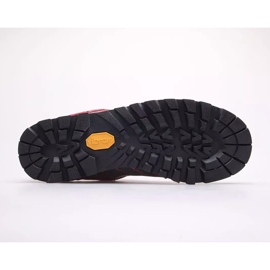 BERGSON Kadam Low Stx vandringsskor för män svart röd 1