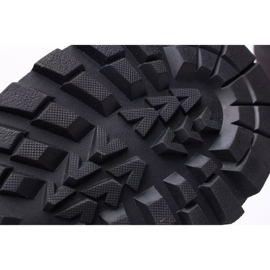 BERGSON Kadam Low Stx vandringsskor för män svart röd 2