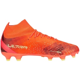 Puma Ultra Pro FG/AG M 106931 03 fotbollsskor orange apelsiner och röda 1