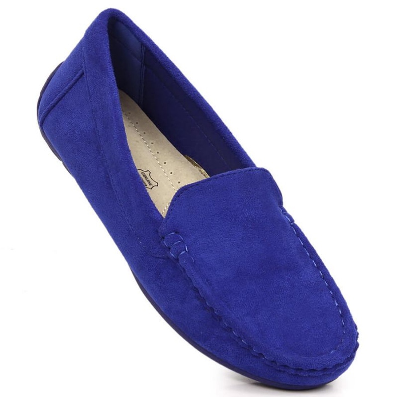 Vinceza skor mocka loafers W EVE259E blå 1