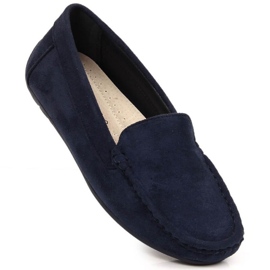 Vinceza skor mocka loafers W EVE259F marinblå 1
