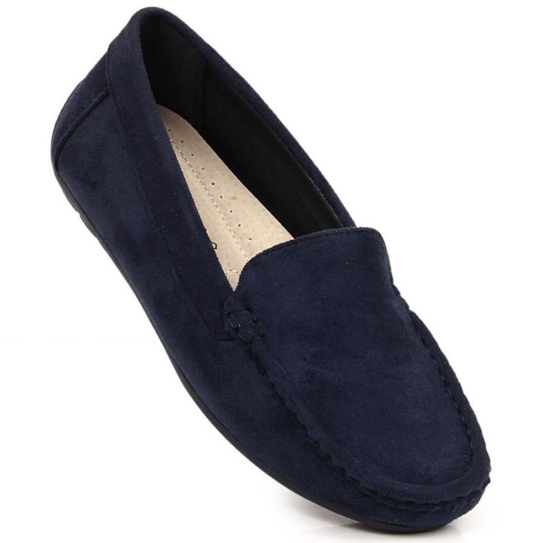 Vinceza skor mocka loafers W EVE259F marinblå 1