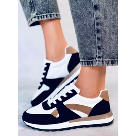 BM Hansell Svarta Sneakers för kvinnor vit 1