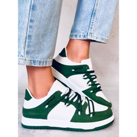 BM Hart VIT/GRÖN pandasneakers 1