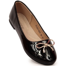 Svartlackade flickballerinor Vinceza OCA23-2257 1