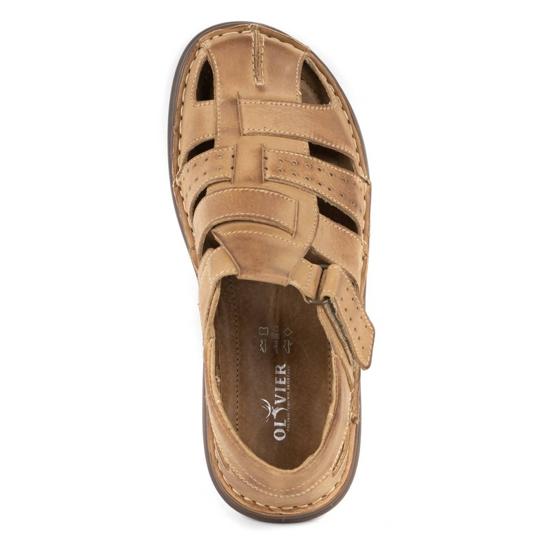 Mario Pala Sandaler för män 467 Beige 4
