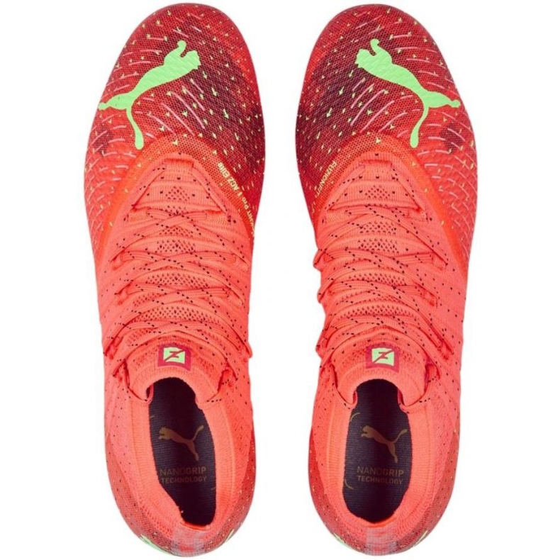 Puma Future 1.4 Fg Ag M 106989 03 fotbollsskor orange apelsiner och röda 1