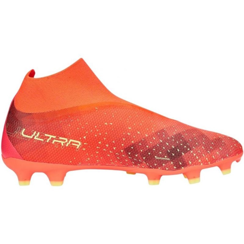 Puma Ultra Match+ Ll FG/AG M 107032 03 fotbollsskor orange apelsiner och röda 1