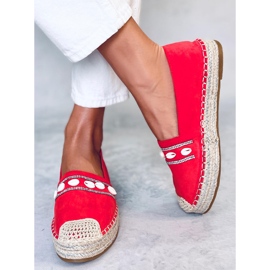 BM Ocean Orange skal espadrillor 1