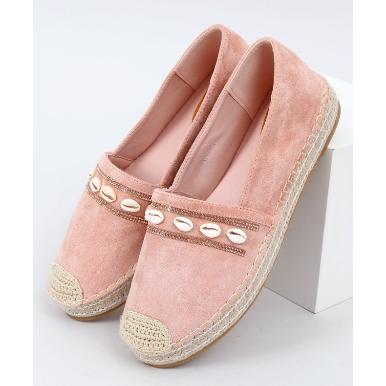 BM Ocean Pink espadrillor med skal rosa 1