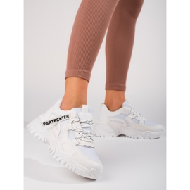 Seastar Shelovet vita sneakers för kvinnor med tjock sula 2